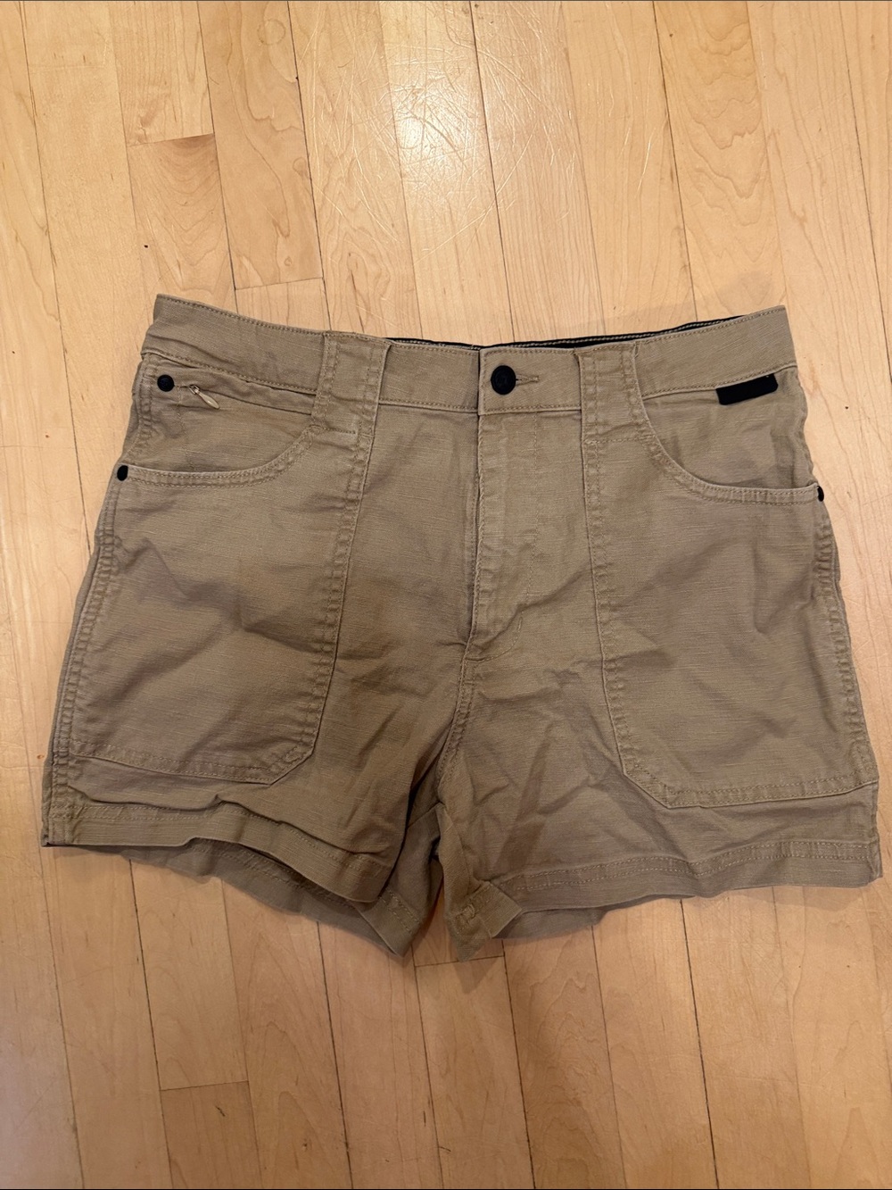 Wrangler Women's Tan Utility Shorts
